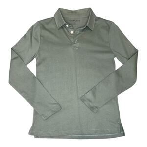 NEW Crewcuts Size‎ 8 Green Kids' long-sleeve polo shirt NWT